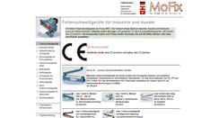 Desktop Screenshot of folienschweissgeraete.com